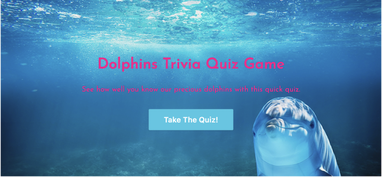 Dolphins Trivia Quiz Game